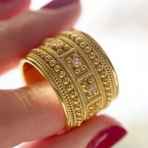STATEMENT BRIDAL WEDDING RING